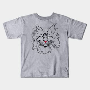 cat Maine Coon Kids T-Shirt